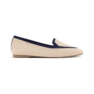 Birdies Blackbird Eggshell Navy Knit Pointed Toe Flats